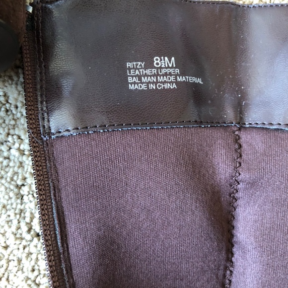 CHINESE LAUNDRY FAUX SUEDE BOOTS WITH BUTTON DETAIL, SIZE 8-1/2, like new - Picture 3 of 3